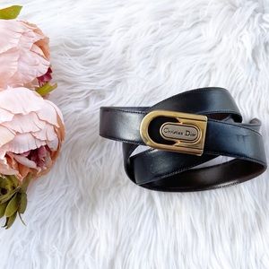 Dior Vintage Authentic Leather Belt